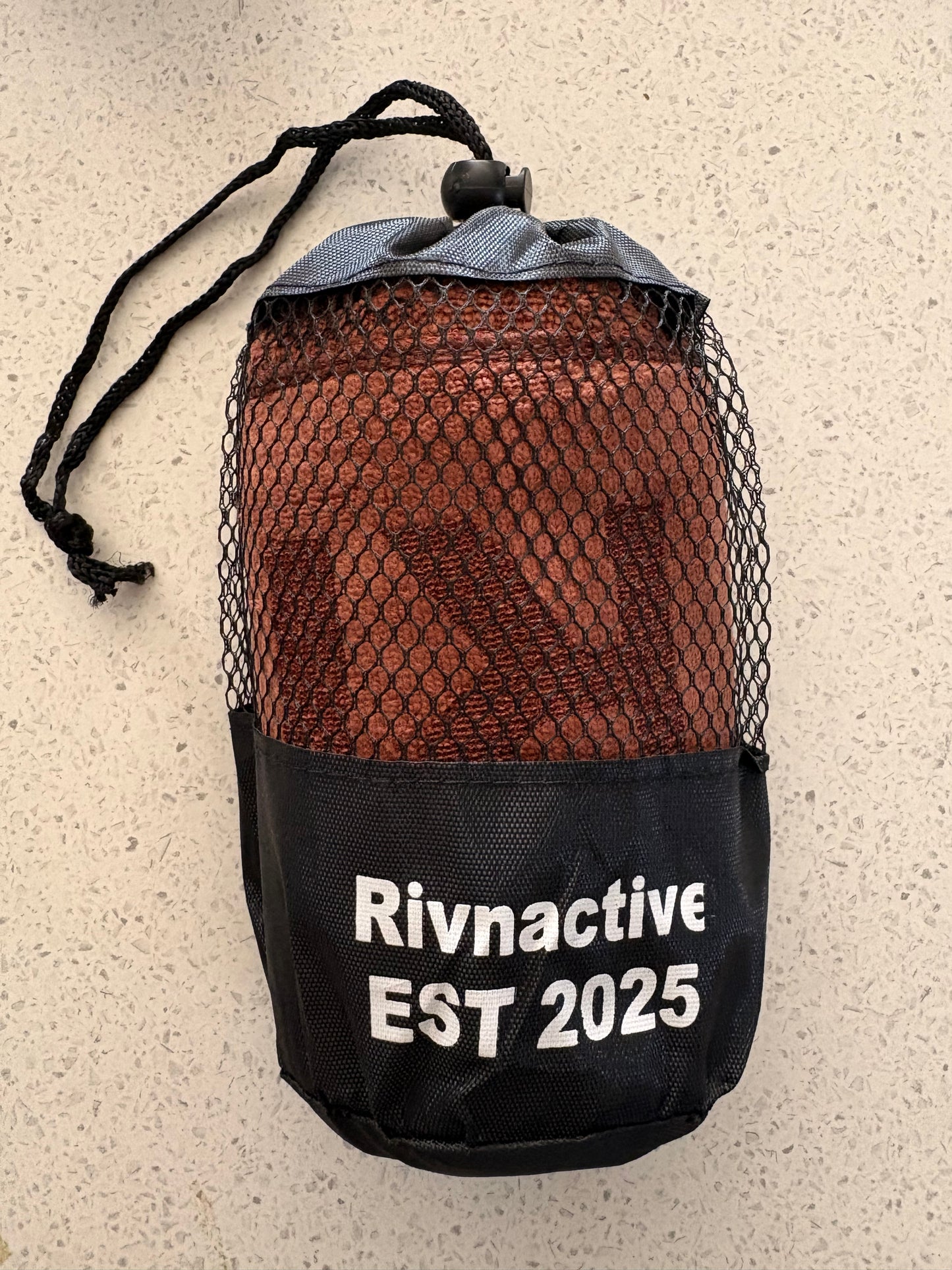 BROWN RIVN GYM TOWEL