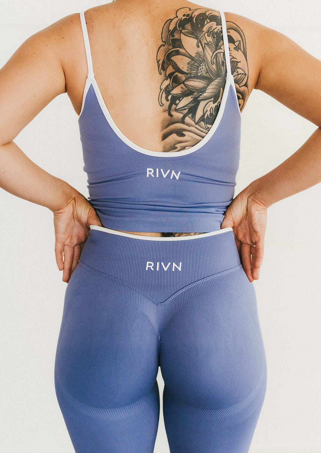 STONE TWO TONE SCRUNCH LEGGINGS
