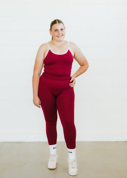 RUBY TWO TONE SCRUNCH LEGGINGS