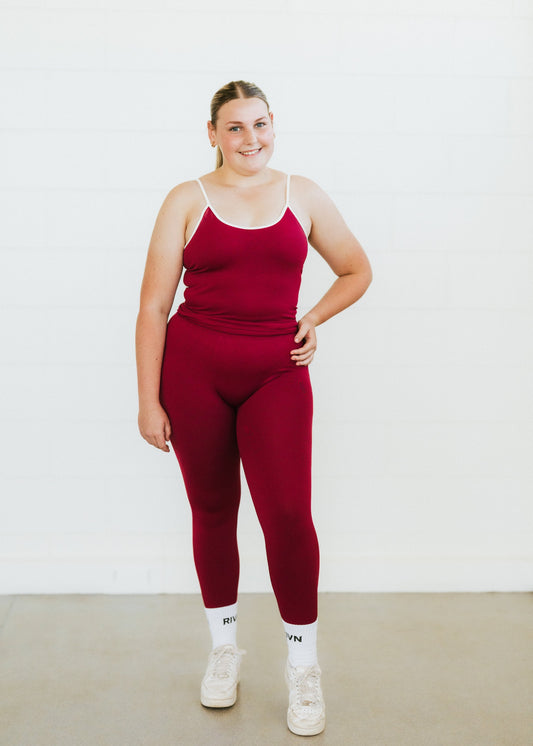 RUBY TWO TONE SCRUNCH LEGGINGS