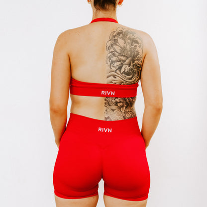 CHERRY RED BACKLESS CROP