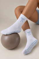 RIVNACTIVE Heart Grip Socks- Baby Blue
