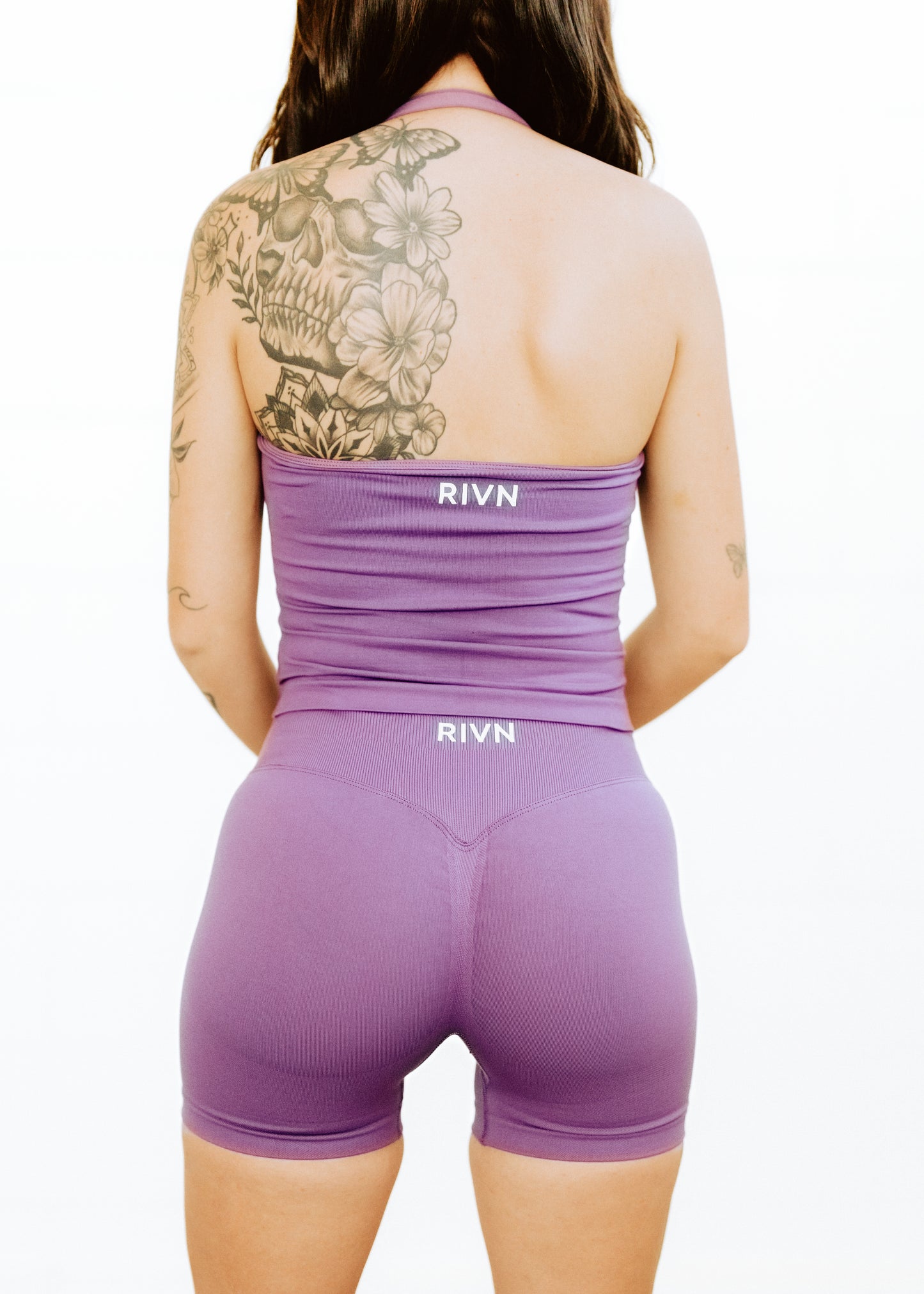 GRAPE SCRUNCH SHORTS
