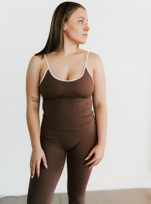 COFFEE TWO TONE SINGLET