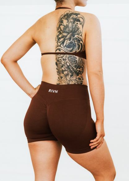 BROWN CORE BRA
