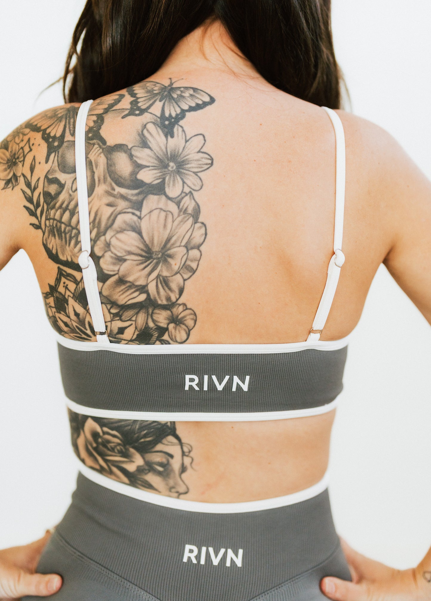 GREY TWO TONE BRA