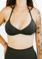 DEEP GREY CORE BRA