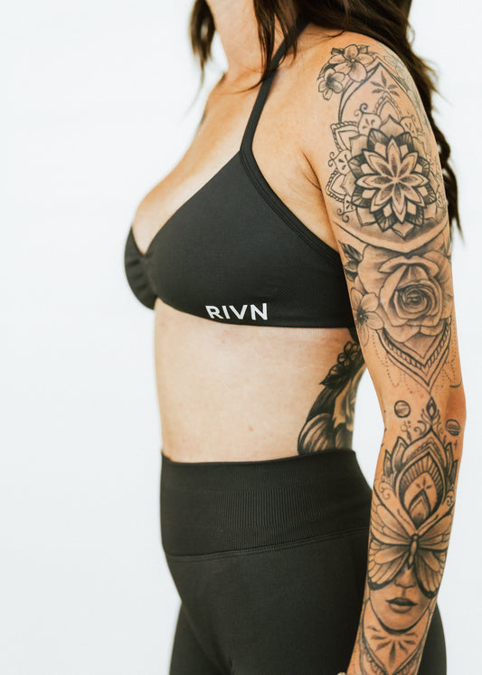 DEEP GREY CORE BRA