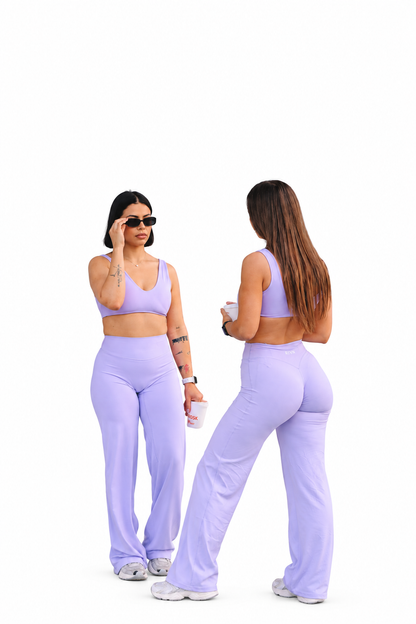 ESSENTIAL LILAC WIDE LEGS
