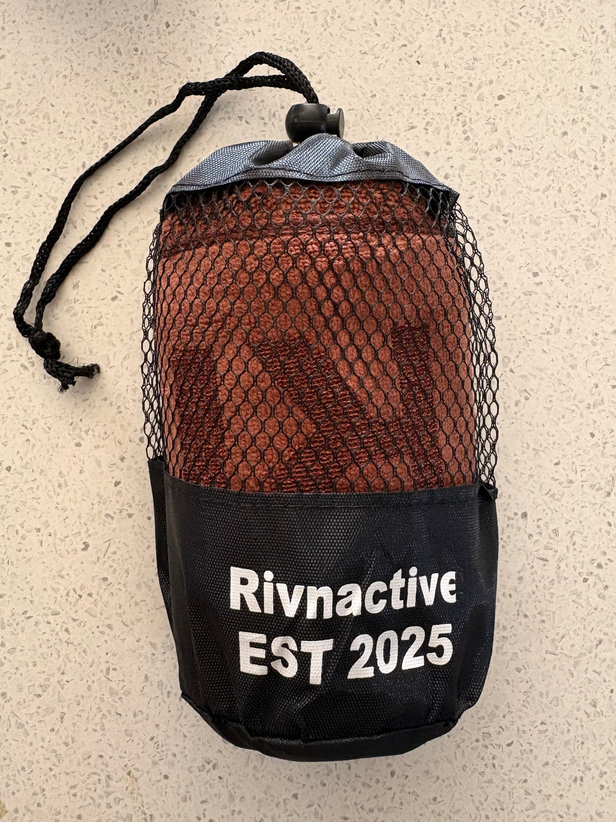 BROWN RIVN GYM TOWEL