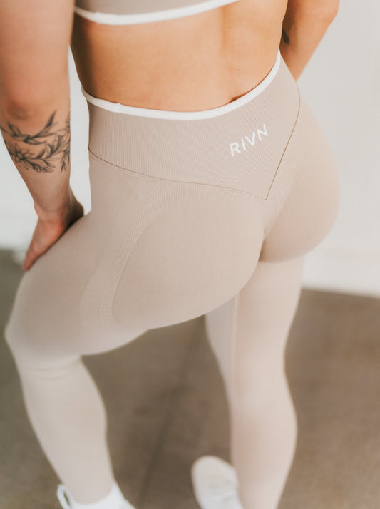 OAK TWO TONE SCRUNCH LEGGINGS