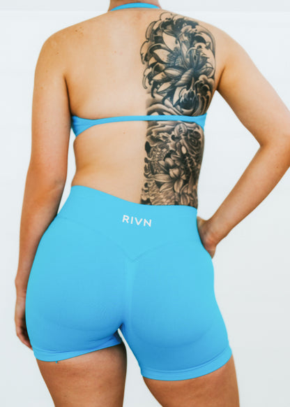 CRYSTAL BLUE CORE BRA