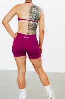 MULBERRY SCRUNCH SHORTS