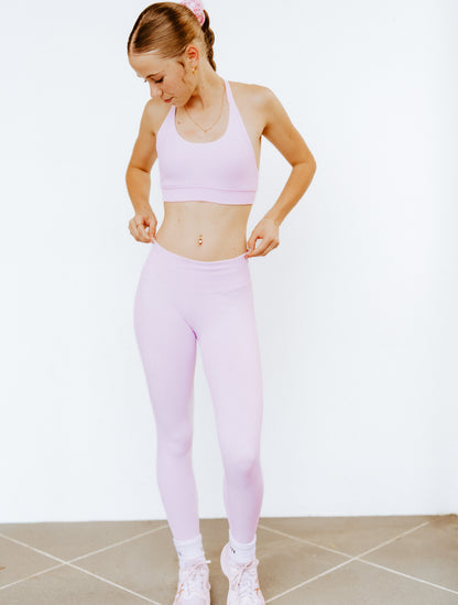 LIGHT PINK SCRUNCH LEGGINGS