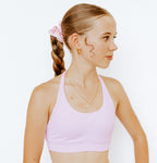 LIGHT PINK BACKLESS CROP