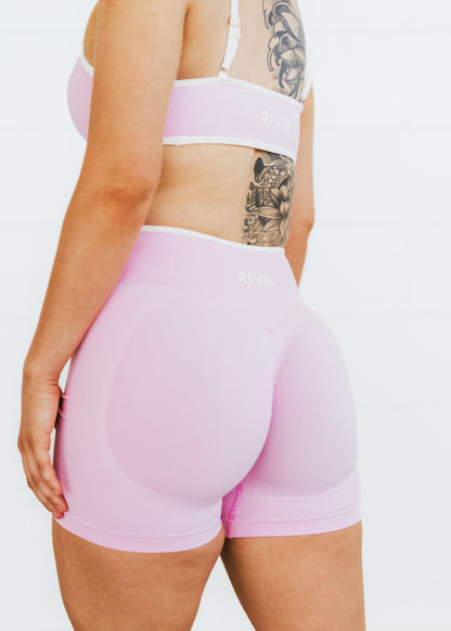MUSK TWO TONE SCRUNCH SHORTS