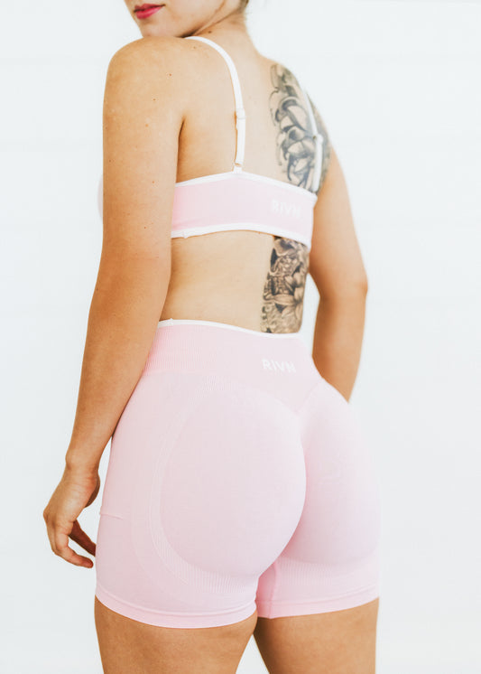 BLOSSOM TWO TONE SCRUNCH SHORTS