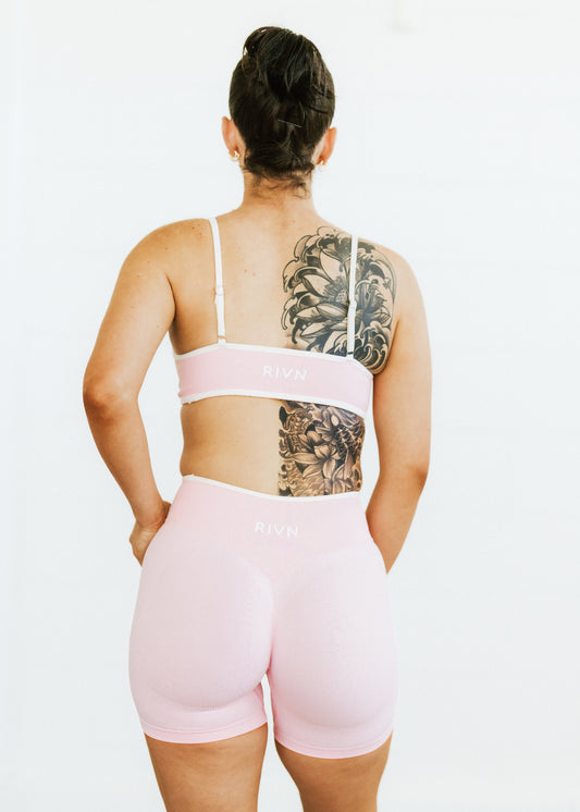 BLOSSOM TWO TONE SCRUNCH SHORTS