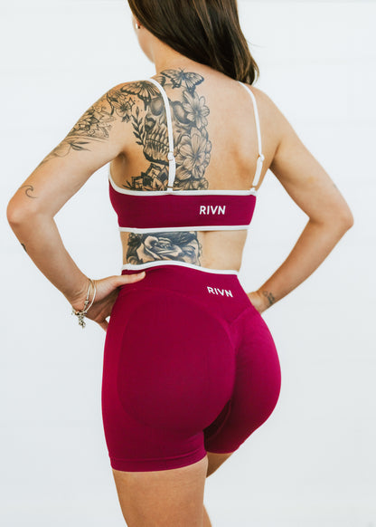 RUBY TWO TONE SCRUNCH SHORTS