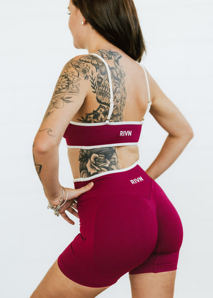 RUBY TWO TONE SCRUNCH SHORTS