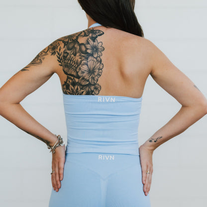 BABY BLUE SCULPTED TANK