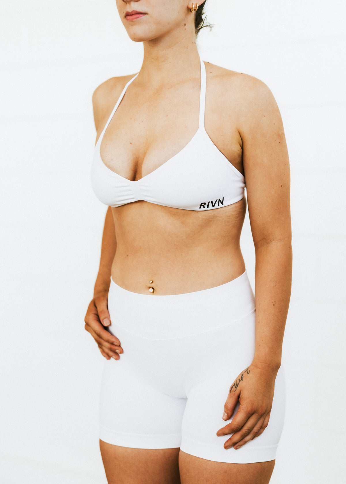 WHITE CORE BRA