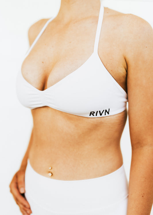 WHITE CORE BRA