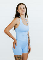 BABY BLUE SCULPTED TANK