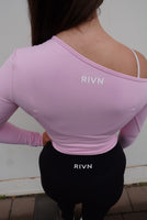 PINK OFF THE SHOULDER LONG SLEEVE