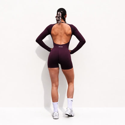 PLUM IMPACT JUMPSUIT