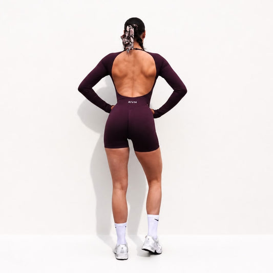 PLUM IMPACT JUMPSUIT