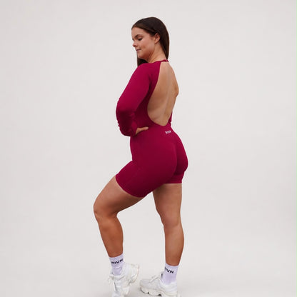MULBERRY IMPACT JUMPSUIT